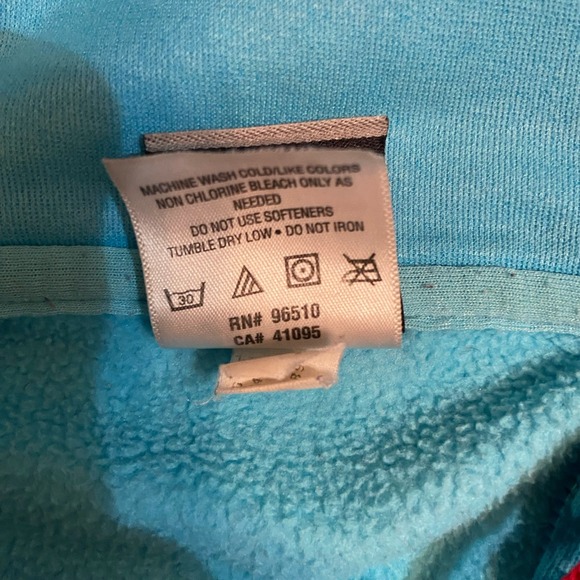 Under Armour Men's Size Large Full-Zip Jacket Blue Zig-Zag Pattern Red Trim EUC - Picture 6 of 6